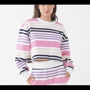 UO exclusive Champion striped sweatshirt NWT
